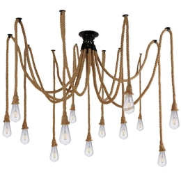 Φωτιστικό Οροφής Crimson 01548 12xΕ27 Black-Beige GloboStar
