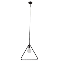 Φωτιστικό Οροφής Delta 01580 1xΕ27 38x4x33cm Black GloboStar