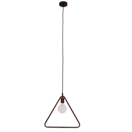 Φωτιστικό Οροφής Delta 01581 1xΕ27 38x4x33cm Rust GloboStar