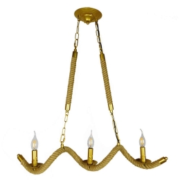 Φωτιστικό Οροφής Luxor 01598 3xE14 75x13x18cm Gold Beige GloboStar