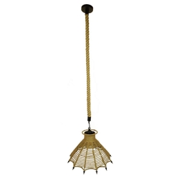 Φωτιστικό Οροφής Ozero 01603 1xΕ27 Φ41x28cm Beige GloboStar