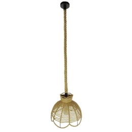 Φωτιστικό Οροφής Venier 01610 1xΕ27 Με Πλέγμα Φ34x26cm Beige GloboStar