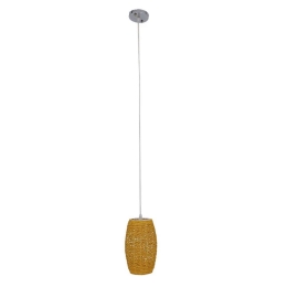 Φωτιστικό Οροφής Sao Paulo 01631 1xΕ27 Φ15x25cm Brown GloboStar