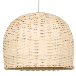 Φωτιστικό Οροφής Bermuda 01708 Φ31x22cm 1xE27 Beige GloboStar