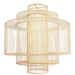 Φωτιστικό Οροφής Armona 01780 Φ100x100cm 1xE27 Beige GloboStar