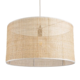 Φωτιστικό Οροφής Yotto 01822 Φ55x30cm 1xE27 IP20 Beige GloboStar