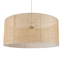 Φωτιστικό Οροφής Yotto 01823 Φ90x40cm 3xE27 IP20 Beige GloboStar