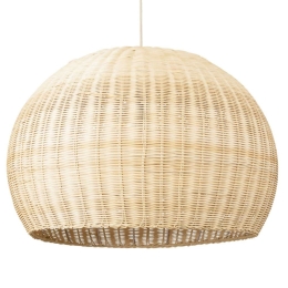 Φωτιστικό Οροφής Raito Boho 01825 Φ60x40cm 1xE27 Beige GloboStar