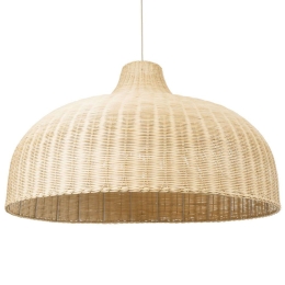 Φωτιστικό Οροφής Afuru Boho 01829 Φ100x60cm 1xE27 Beige GloboStar