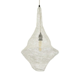 Φωτιστικό Οροφής Kentucky 01871 Φ35x60cm IP20 1xE27 Ecru GloboStar