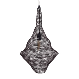 Φωτιστικό Οροφής Kentucky 01872 Φ35x60cm IP20 1xE27 Dark Brown GloboStar