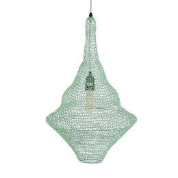 Φωτιστικό Οροφής Kentucky 01873 Φ35x60cm IP20 1xE27 Turquoise GloboStar