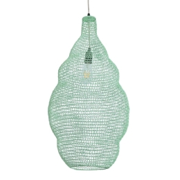 Φωτιστικό Οροφής Kentucky 01897 Φ40x70cm 1xE27 IP20 Turquoise GloboStar