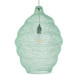 Φωτιστικό Οροφής Kentucky 01900 Φ40x60cm 1xE27 Turquoise GloboStar