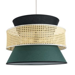 Φωτιστικό Οροφής Saige 01916 Φ50x36cm 1xE27 IP20 Green-Beige GloboStar