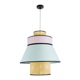 Φωτιστικό Οροφής Κρεμαστό Journey 01920 Boho 1xE27 IP20 50x54cm Pink-Blue GloboStar