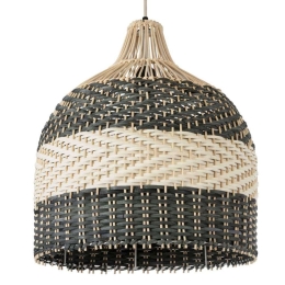 Φωτιστικό Οροφής Barbados Boho 01944 Φ40x45cm 1xE27 Beige-Olive GloboStar