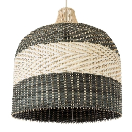 Φωτιστικό Οροφής Barbados Boho 01945 Φ60x60cm 1xE27 Beige-Olive GloboStar