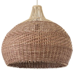 Φωτιστικό Οροφής Panama 01953 Φ60x60cm 1xE27 Beige-Brown GloboStar