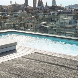 Χαλί Tres Texture Black Outdoor  Nanimarquina-Elisa Padron 200X300cm