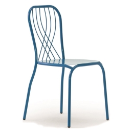 Καρέκλα Talia 02-00-0456 53x50x88cm Light Blue