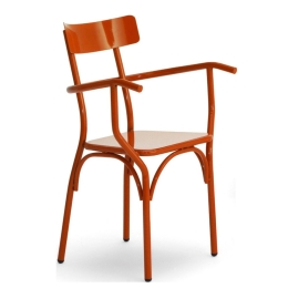 Καρέκλα Cappuccino/P 02-00-0468 52x54x86cm Orange