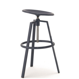 Σκαμπό Μπαρ TN-495M 02-00-0660 45x45x84cm Anthracite