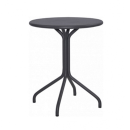 Τραπέζι Κήπου Tino 02-00-0684 Φ70x74cm Black