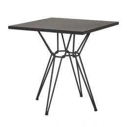 Τραπέζι Κήπου Cologne/T4 02-00-1030 70x70x74cm Black