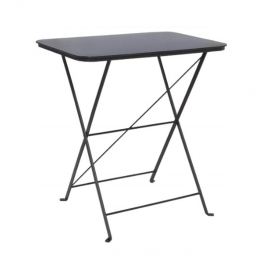 Τραπέζι Πτυσσόμενο Bistro/F 02-00-1039 65x45x71cm Black