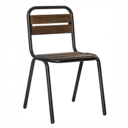 Καρέκλα Texas 02-00-1102 48x45x82cm Black-Walnut
