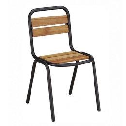 Καρέκλα Texas/T 02-00-1239 48x45x82cm Black-Oak