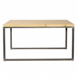 Τραπέζι Vasilio/TF 02-00-1285 120x80x76cm Anthracite-Natural