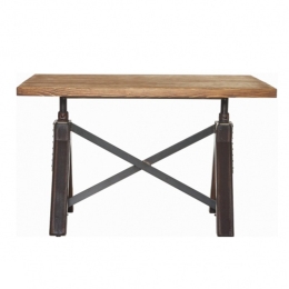 Τραπέζι Cavalleto/T-F 02-00-1290 120x80x75cm Taupe-Walnut