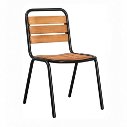 Καρέκλα Canyon/T 02-00-1357 57x50x85cm Black-Oak