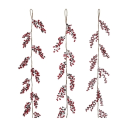 Γιρλάντα Χριστουγεννιάτικη Με Βerries 02.1120725 180cm Red