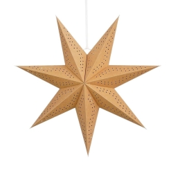 Αστέρι Ανοιγόμενο Χάρτινο 02.1137228 45cm Beige