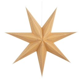 Αστέρι Ανοιγόμενο Χάρτινο 02.1137229 75cm Beige