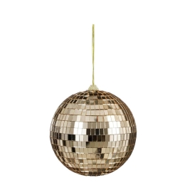 Χριστουγεννιάτικη Μπάλα Disco Mirror 02.1162277 15m Champagne