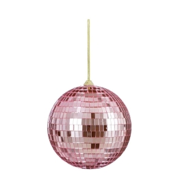 Χριστουγεννιάτικη Μπάλα Disco Mirror 02.1162278 15m Pink