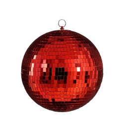 Χριστουγεννιάτικη Μπάλα Disco Mirror 02.1162291 25cm Red