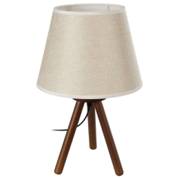 Φωτιστικό Επιτραπέζιο Bioko 02031 Φ25x40cm 1xE27 Brown-Beige GloboStar