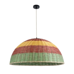 Φωτιστικό Οροφής Κρεμαστό Caballeros 02061 Boho 1xE27 IP20 70x34cm Multi GloboStar