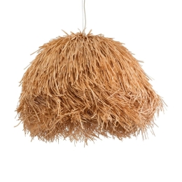 Φωτιστικό Οροφής Κρεμαστό Guadeloupe 02155 Boho 1xE27 IP20 80x60cm Brown GloboStar