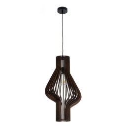 Φωτιστικό Οροφής Κρεμαστό Mihiro 02173 Boho 1xE27 IP20 32x56cm Dark Brown GloboStar