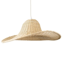Φωτιστικό Οροφής Espargos Boho 02214 Φ70x35cm 1xE27 Beige GloboStar