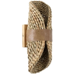 Φωτιστικό Τοίχου - Απλίκα Guava Boho 02222 11x13x30cm 1xE27 Beige GloboStar