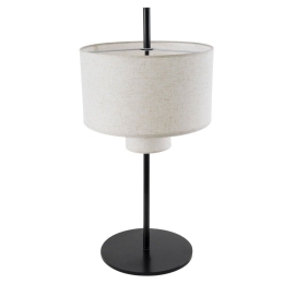 Επιτραπέζιο Φωτιστικό Ayanna 02227 3xE27 IP20 36x70cm Black-Beige GloboStar