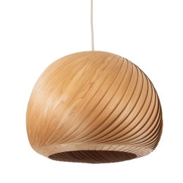 Φωτιστικό Οροφής Kailani 02243 Φ40x30cm 1xE27 Brown GloboStar