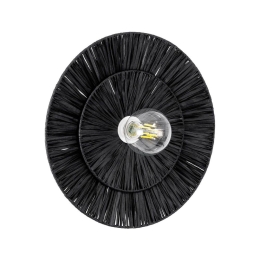 Φωτιστικό Τοίχου - Απλίκα Colombo 02280 Boho 1xE27 IP20 40x4,5cm Black GloboStar